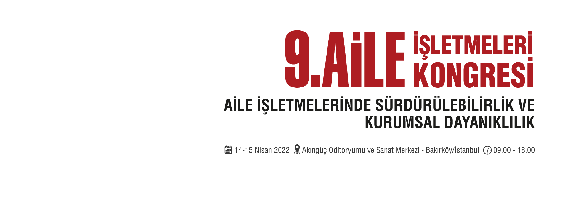 9. Aile İşletmeleri Kongresi