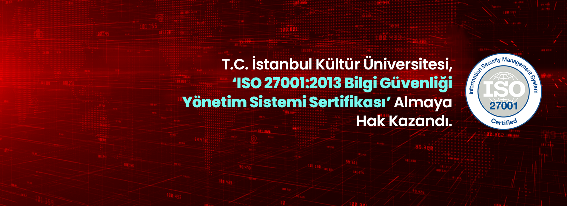 ISO 27001:2013 Bilgi Güvenliği Yönetim Sistemi Sertifikası