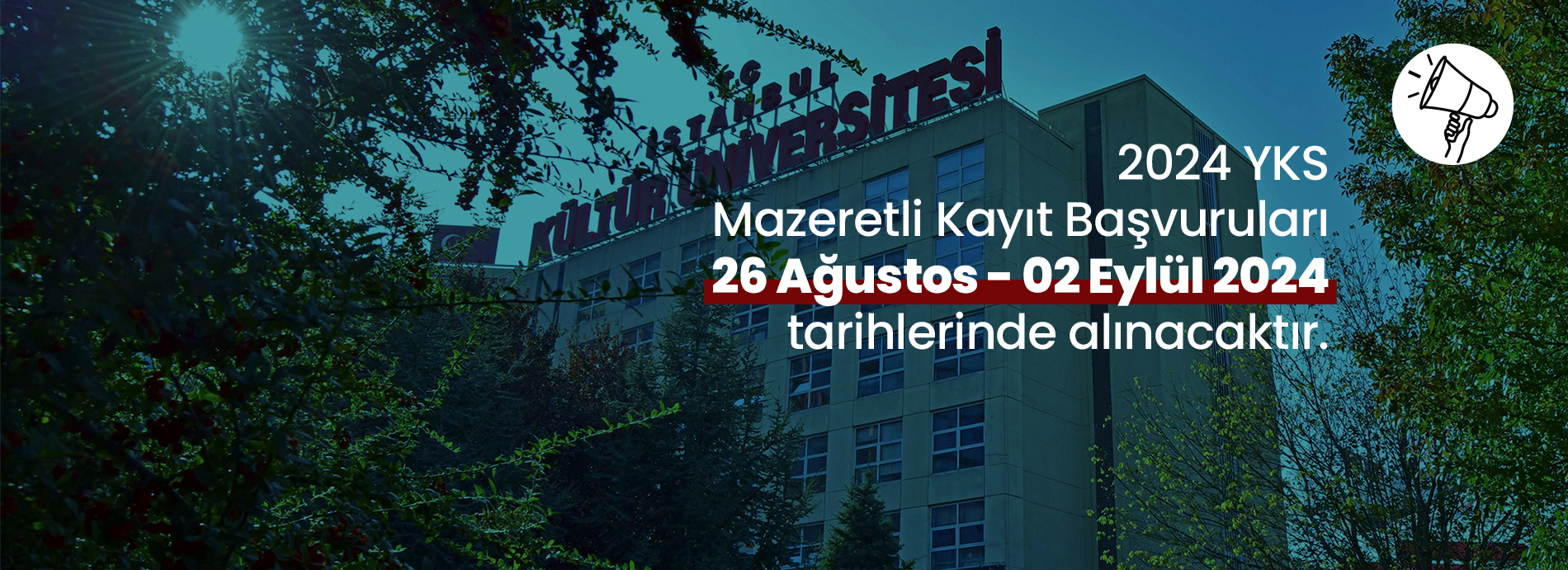 2024 YKS Mazeretli Kayıt Başvuruları