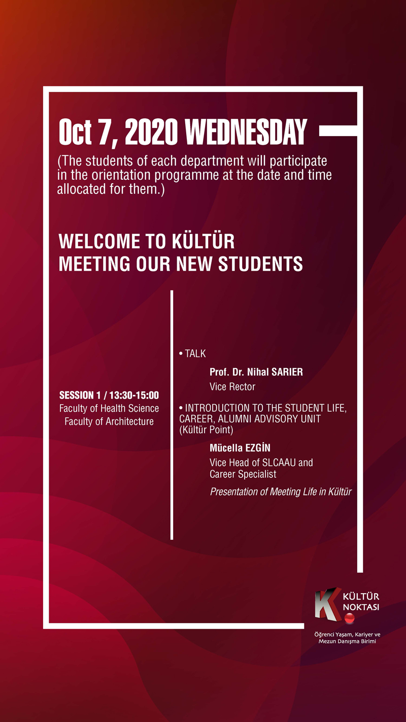 2020-2021 Kültür Point Orientation Program