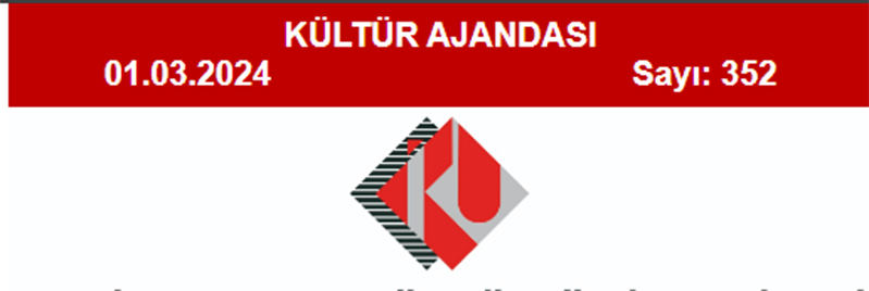 Kültür Ajandası 352. Sayı