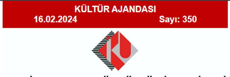 Kültür Ajandası 350. Sayı