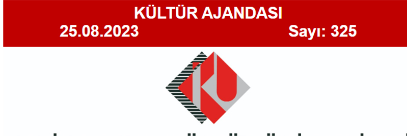 Kültür Ajandası 325. Sayı