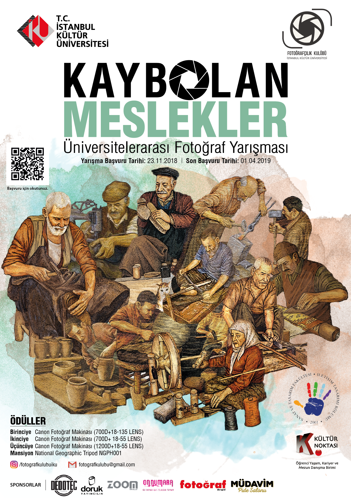 Kaybolan Meslekler Fotoğraf Yarışması Posteri