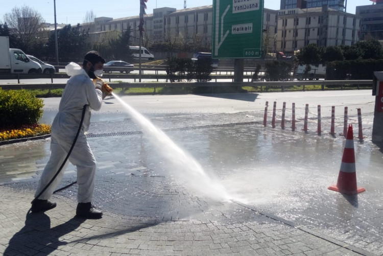 İstanbul Kültür Üniversitesi Genelinde Dezenfeksiyon Çalışmaları Aralıksız Devam Ediyor