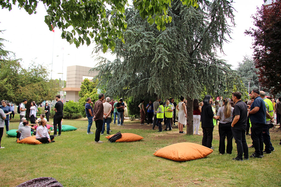 İstanbul Kültür Üniversitesi Deprem Tatbikatı