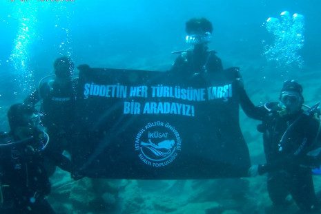 Reaction to Femicide from the IKU Underwater Club 