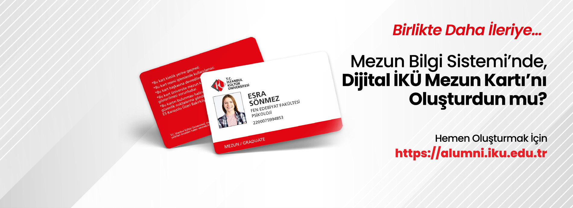 Dijital İKÜ Mezun Kartı'nı Oluşturdun mu?